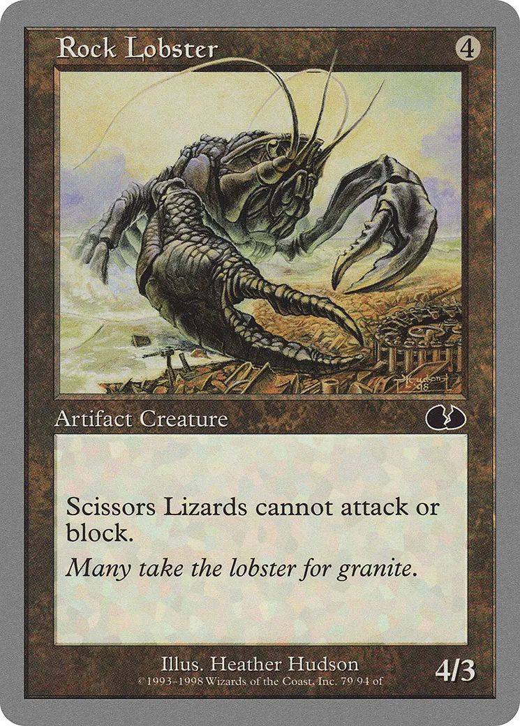 Rock Lobster — Unglued — Magic: The Gathering