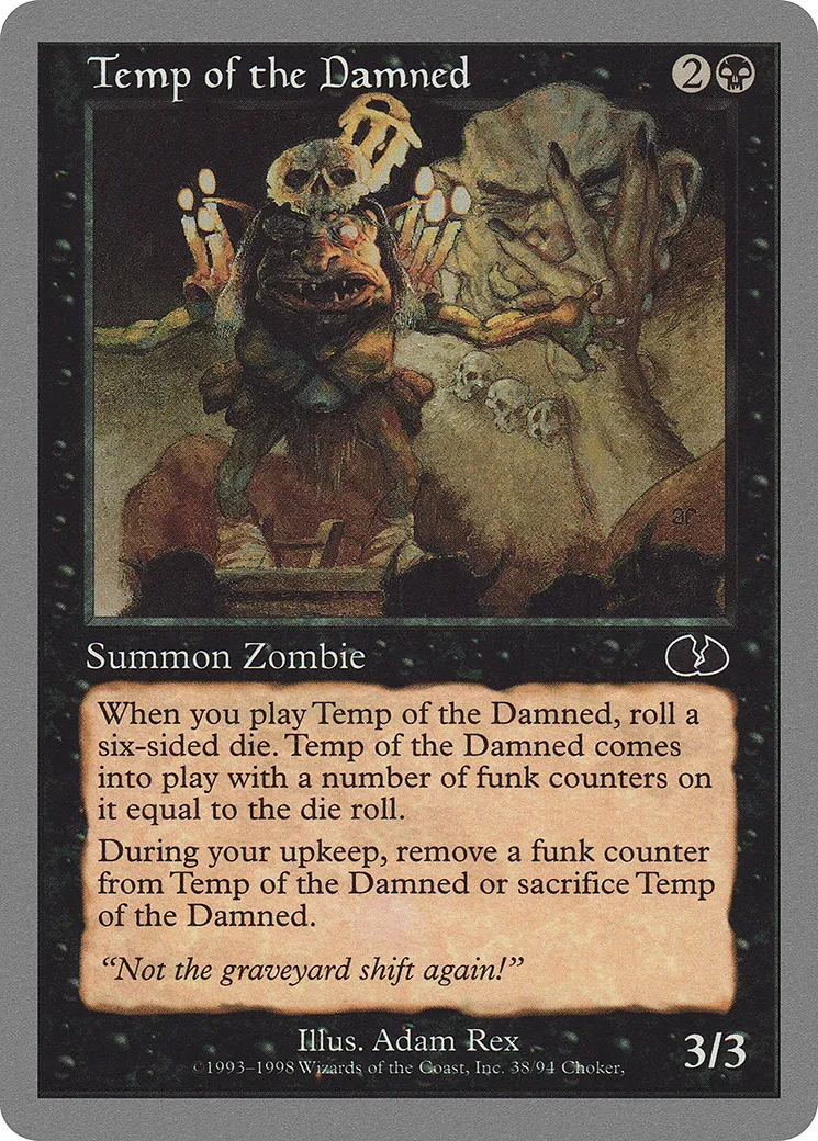 Temp of the Damned — Unglued — Magic: The Gathering