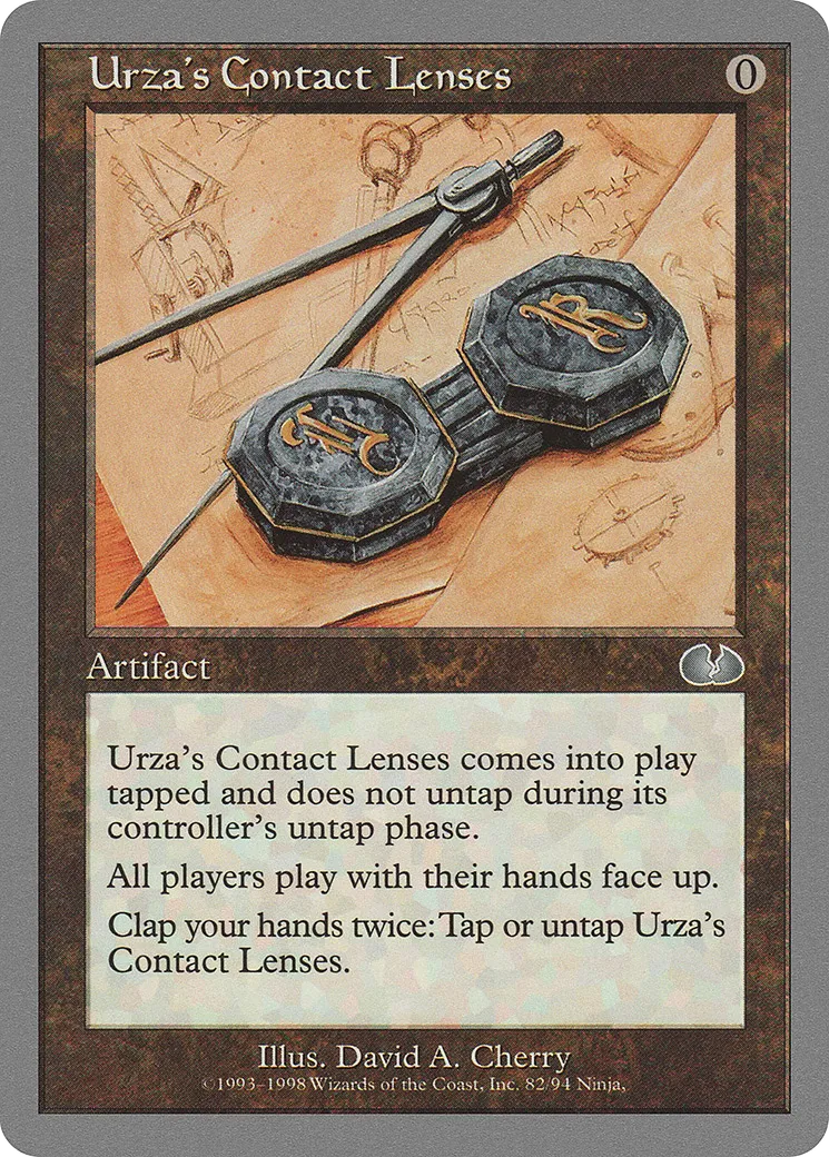 Urza's Contact Lenses — Unglued — Magic: The Gathering