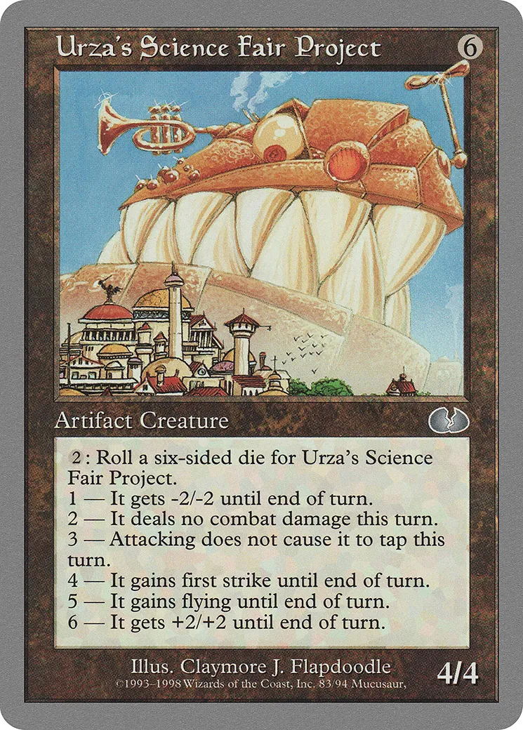Urza's Science Fair Project — Unglued — Magic: The Gathering