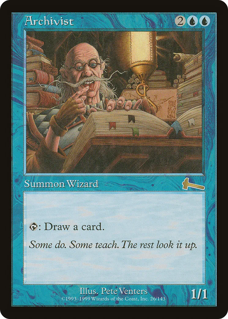 Archiviste — Urza's Legacy — Magic: The Gathering