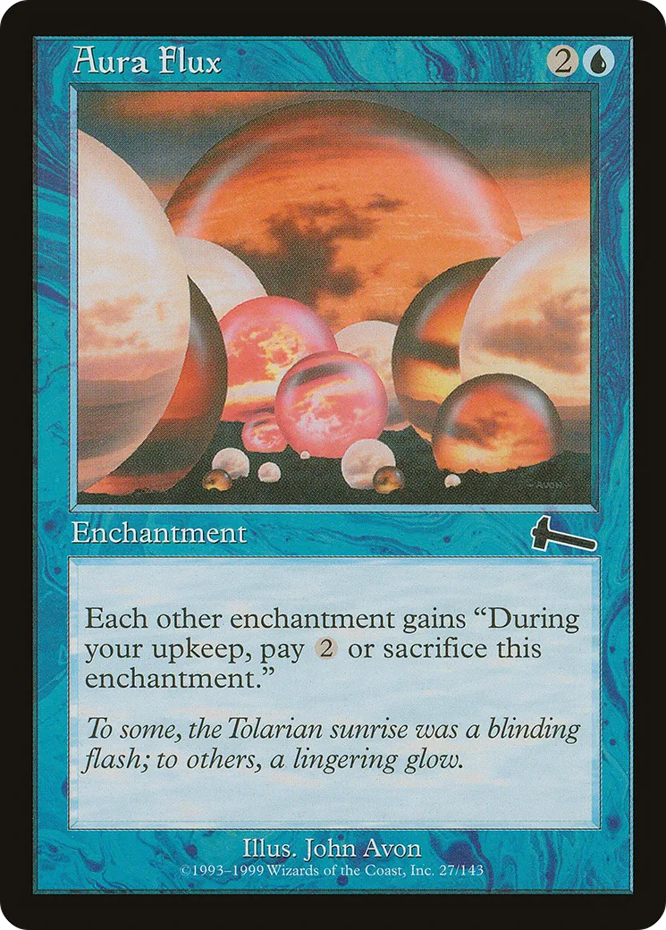 Flux d'aura — Urza's Legacy — Magic: The Gathering
