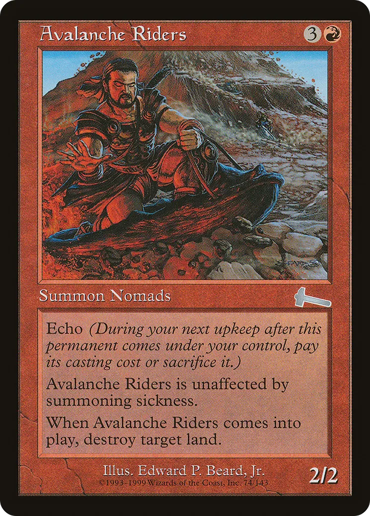 Avalanche Riders — Urza's Legacy — Magic: The Gathering
