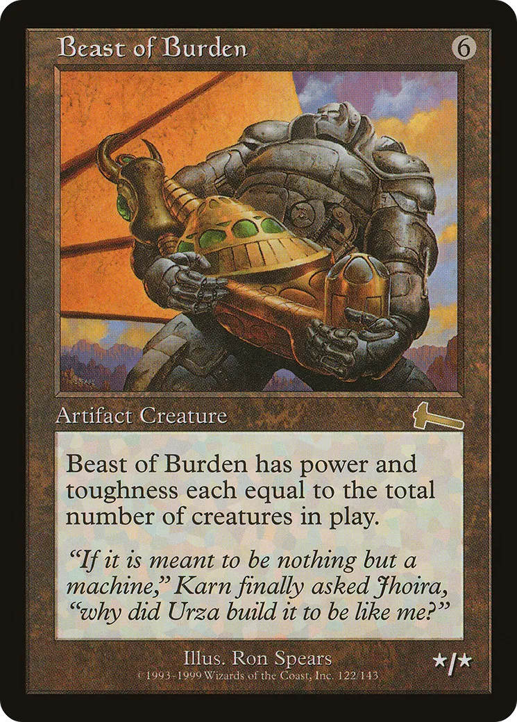 Bête de somme — Urza's Legacy — Magic: The Gathering