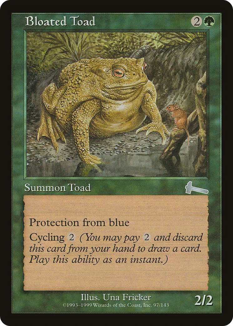 Bloated Toad — Urza's Legacy — Magic: The Gathering