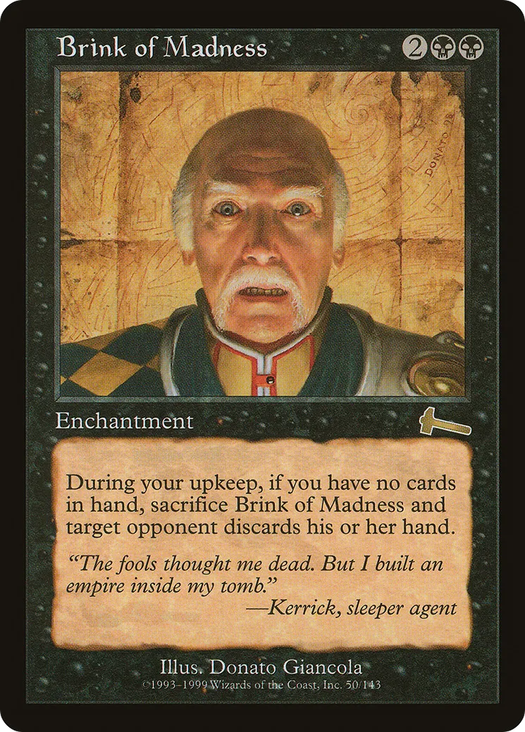 Au bord de la folie — Urza's Legacy — Magic: The Gathering