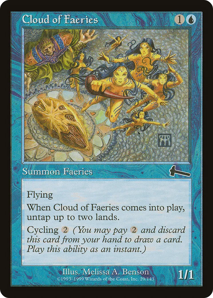 Cloud of Faeries — Urza's Legacy — Magic: The Gathering