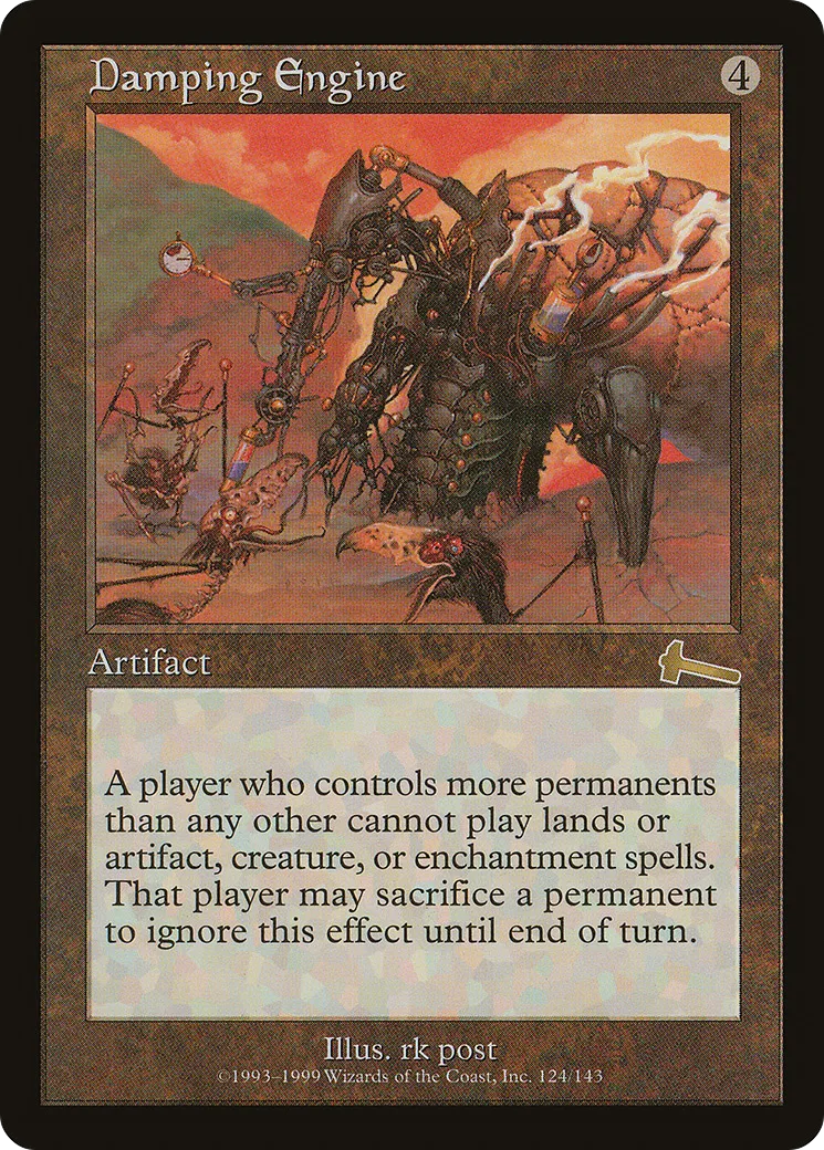 Damping Engine — Urza's Legacy — Magic: The Gathering