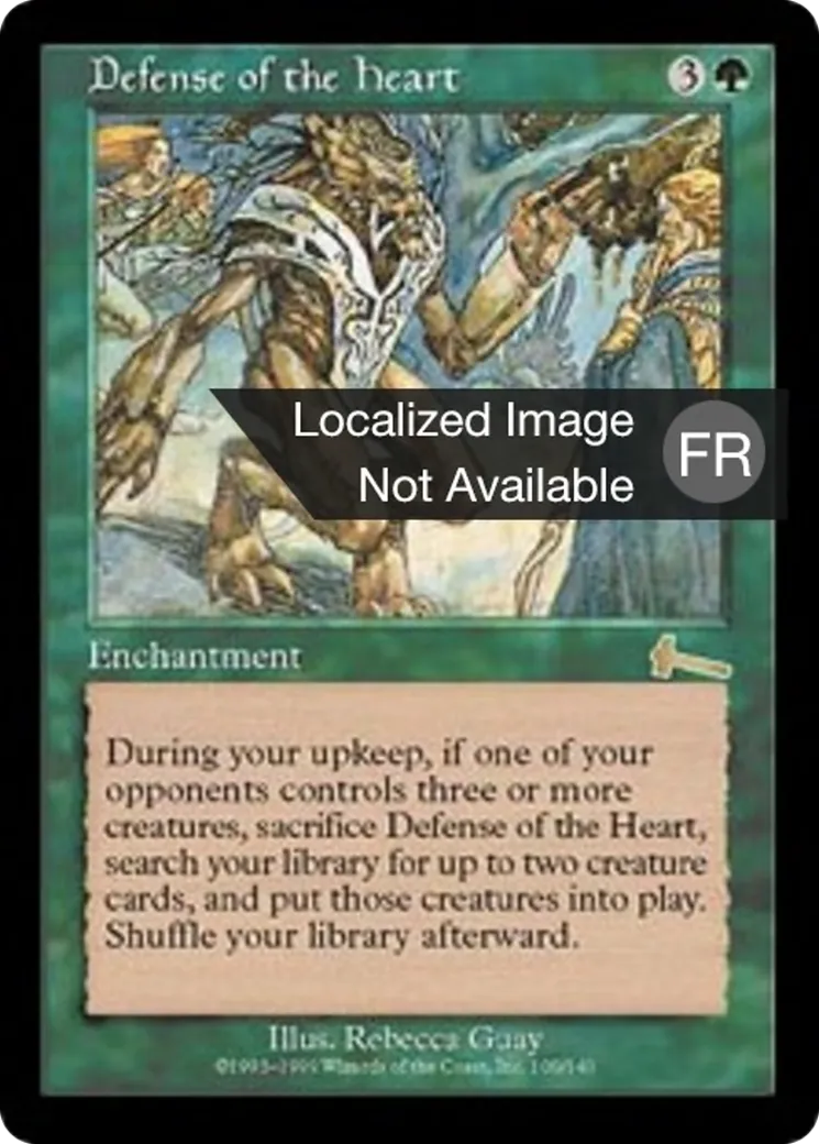 Défense du cœur de la forêt — Urza's Legacy — Magic: The Gathering
