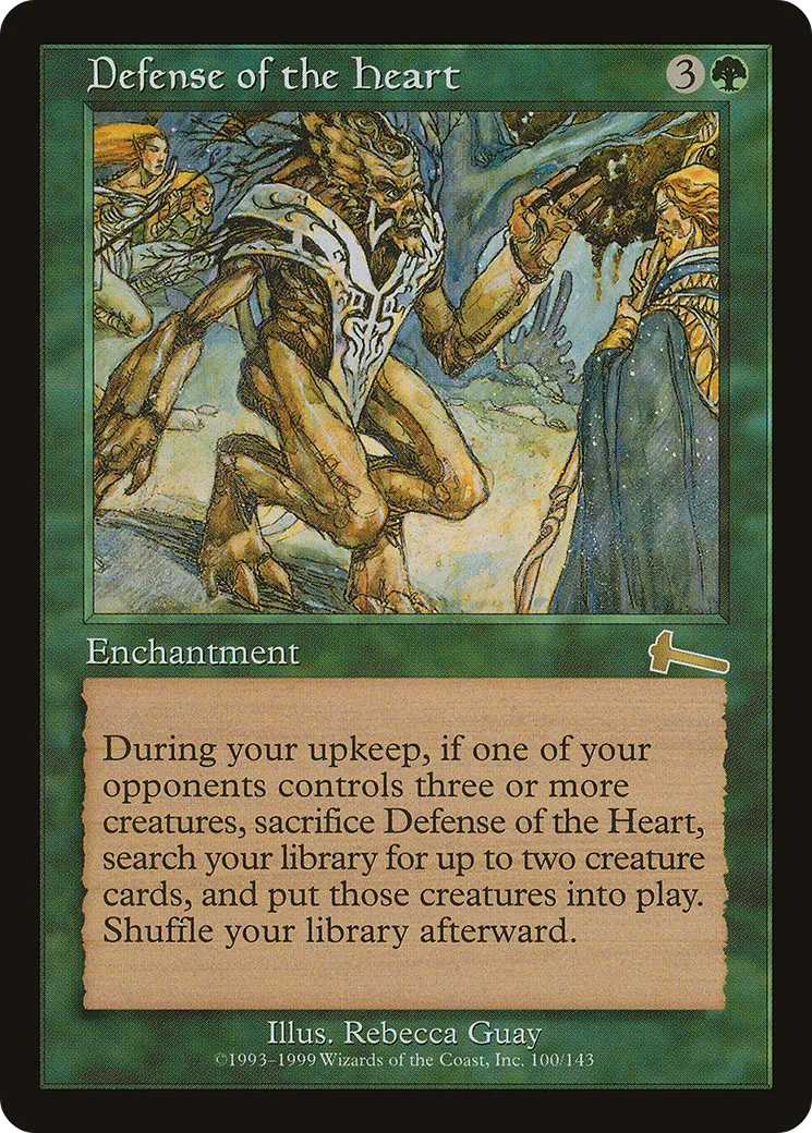 Defense of the Heart — Urza's Legacy — Magic: The Gathering