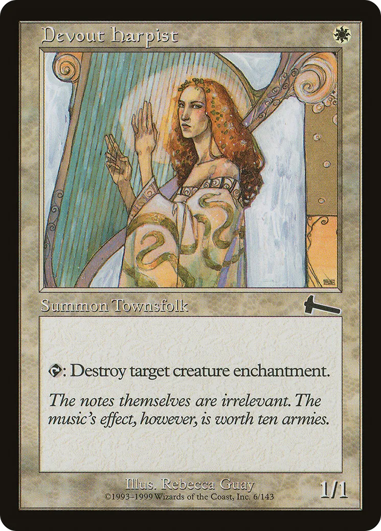 Devout Harpist — Urza's Legacy — Magic: The Gathering