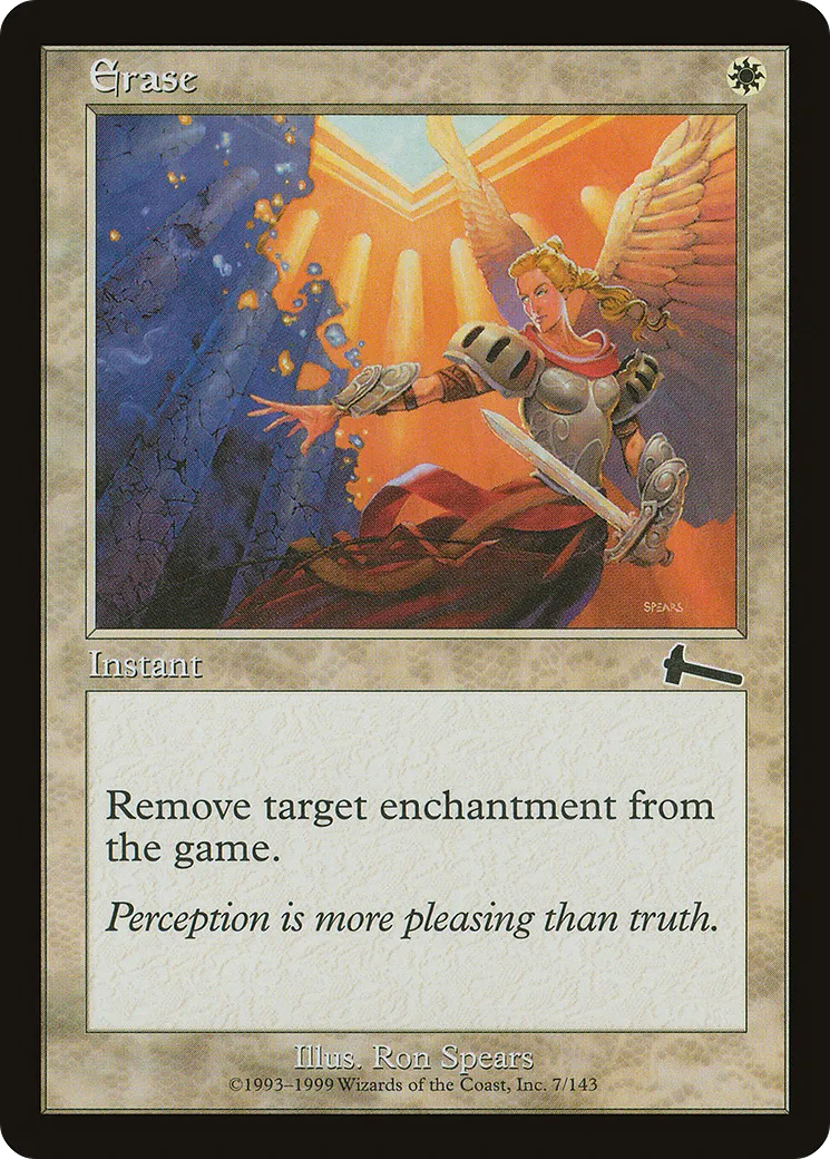 Erase — Urza's Legacy — Magic: The Gathering