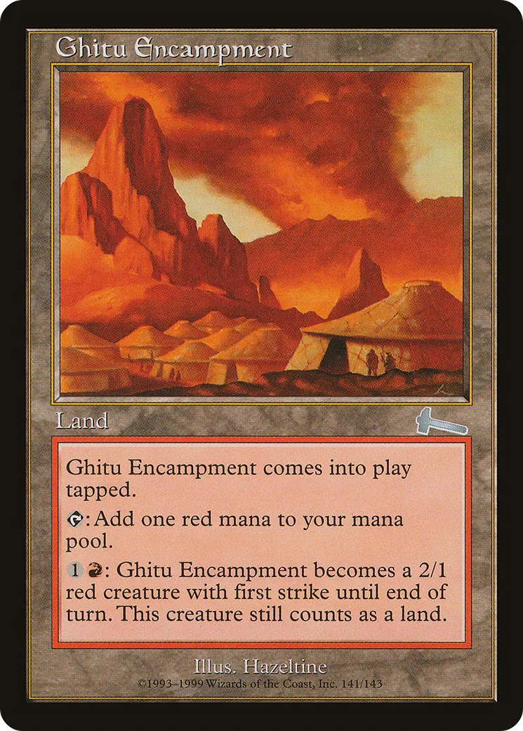 Ghitu Encampment — Urza's Legacy — Magic: The Gathering