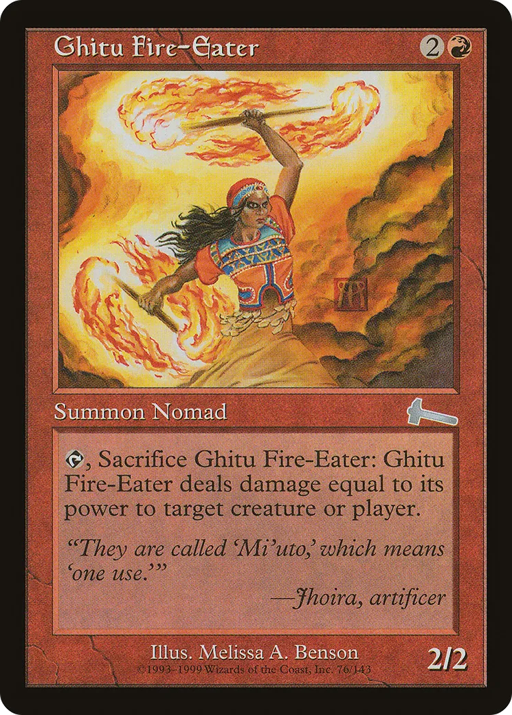 Ghitu Fire-Eater — Urza's Legacy — Magic: The Gathering
