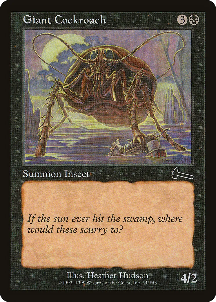 Giant Cockroach — Urza's Legacy — Magic: The Gathering