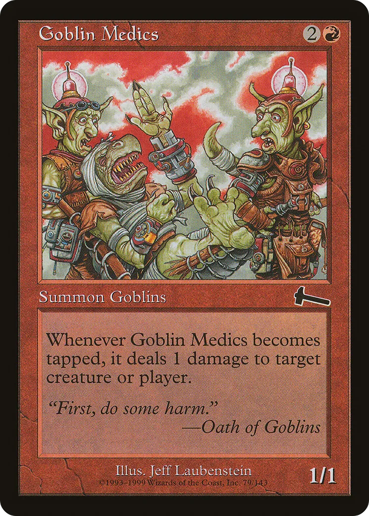 Goblin Medics — Urza's Legacy — Magic: The Gathering