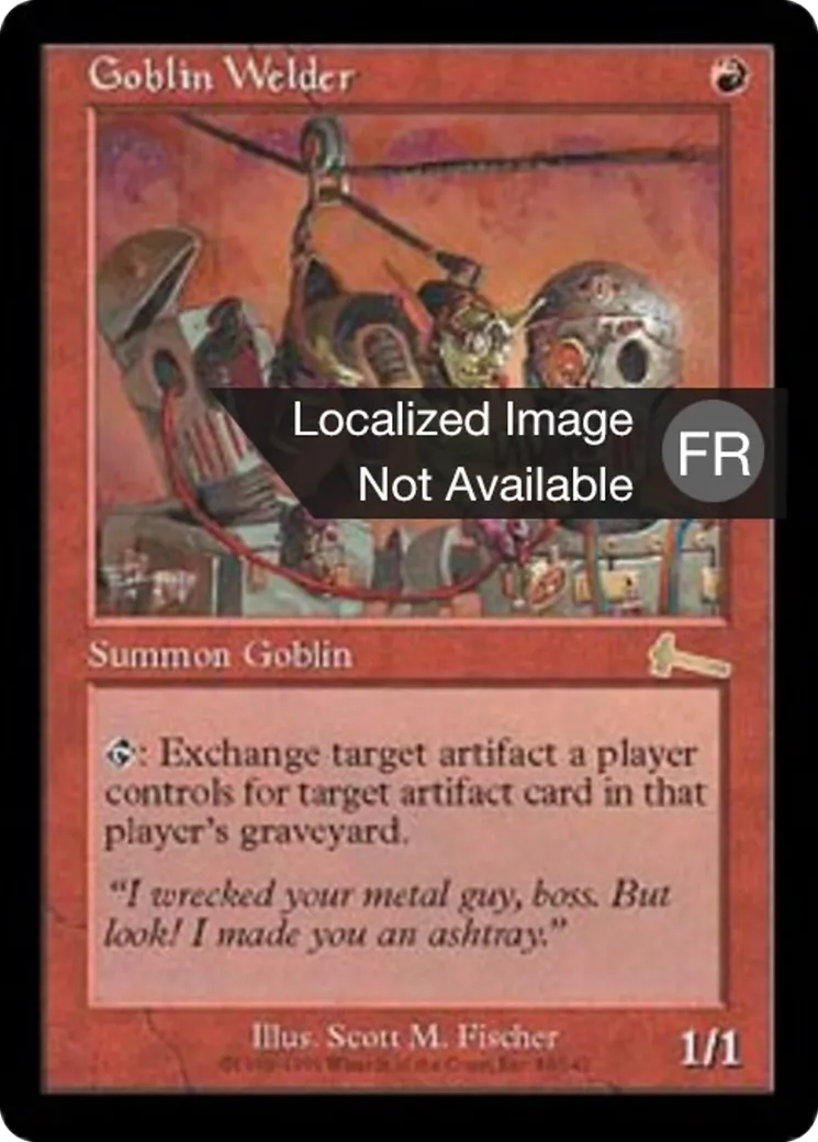 Soudeur gobelin — Urza's Legacy — Magic: The Gathering