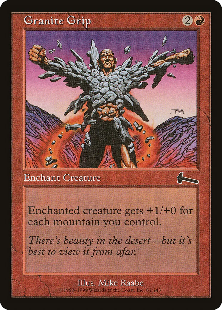 Granite Grip — Urza's Legacy — Magic: The Gathering