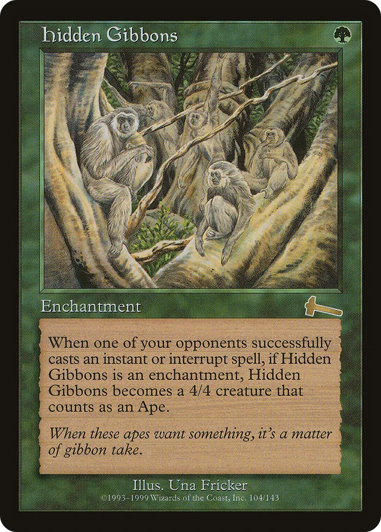 Gibbons cachés — Urza's Legacy — Magic: The Gathering