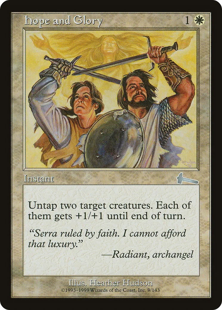Hope and Glory — Urza's Legacy — Magic: The Gathering