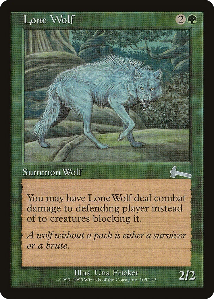 Loup solitaire — Urza's Legacy — Magic: The Gathering