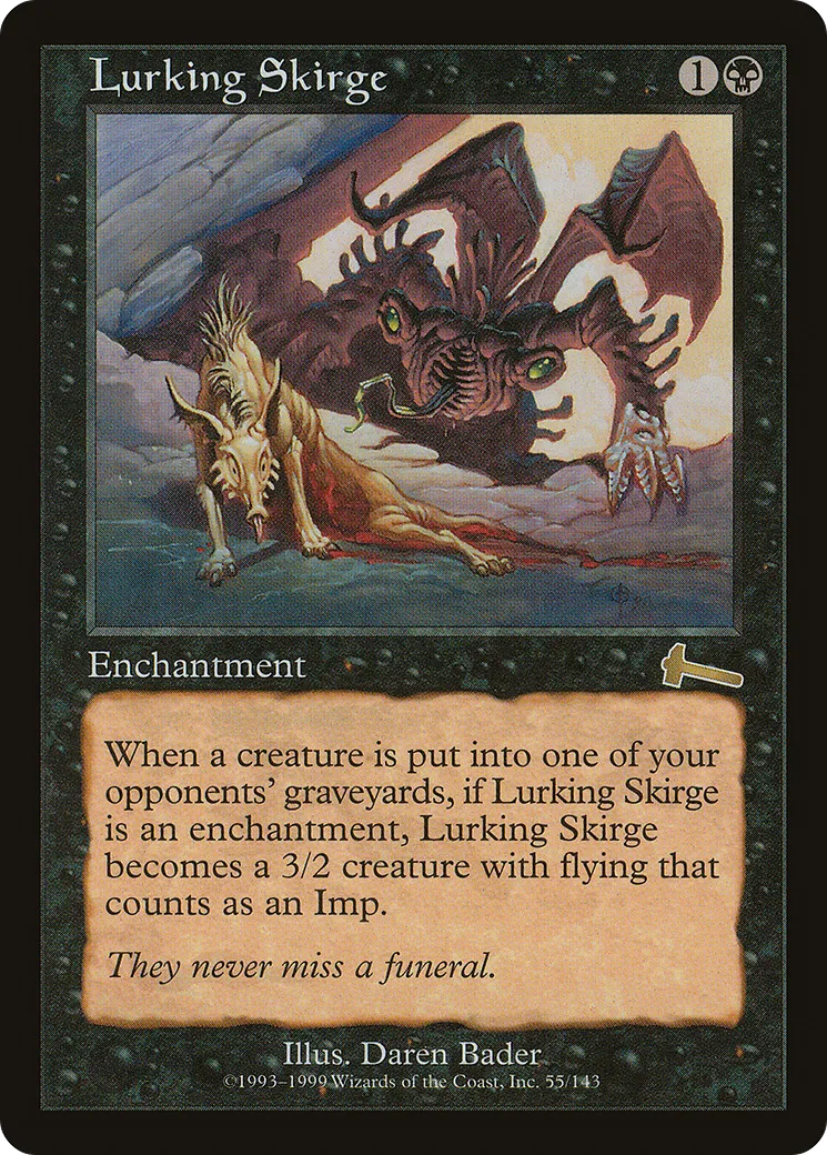 Lurking Skirge — Urza's Legacy — Magic: The Gathering