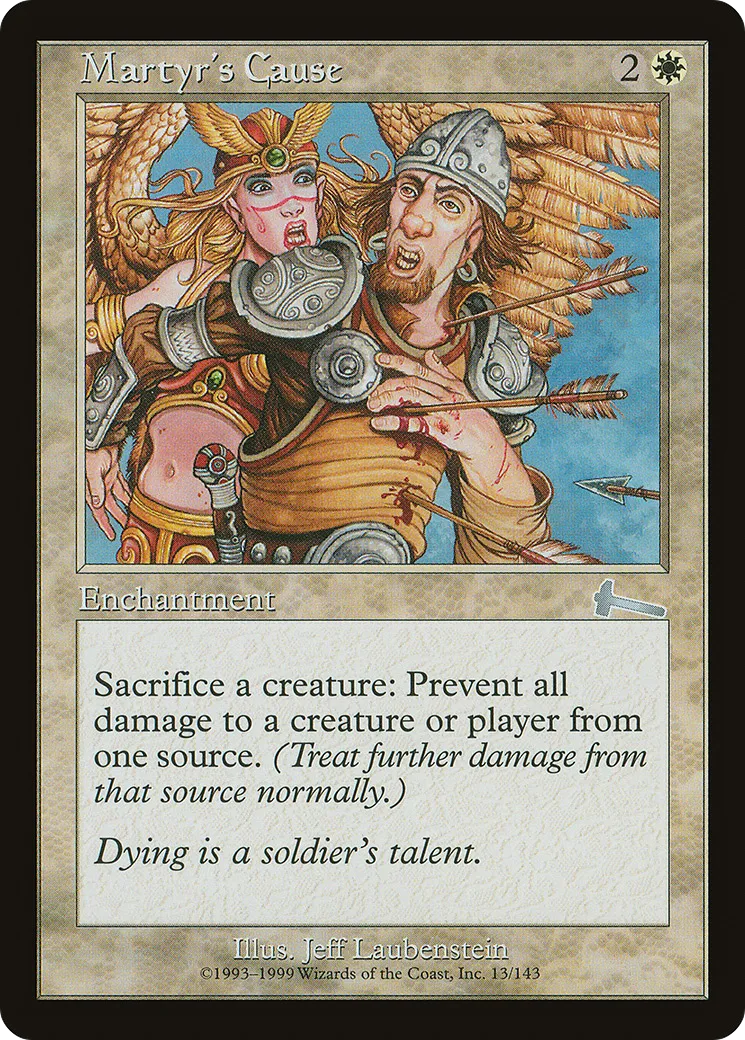 Martyr's Cause — Urza's Legacy — Magic: The Gathering