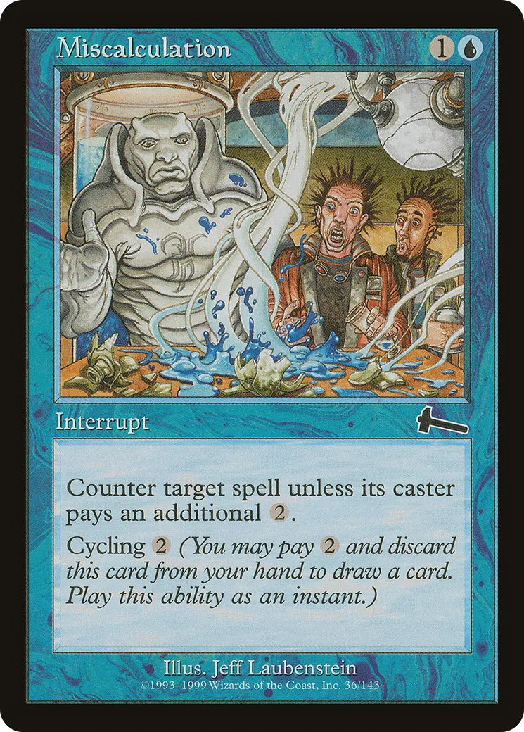 Erreur de calcul — Urza's Legacy — Magic: The Gathering