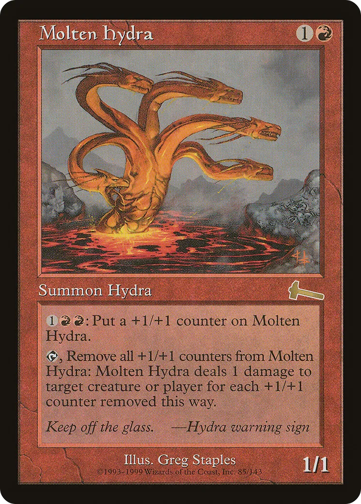 Molten Hydra from Urza's Legacy - Magic: The Gathering