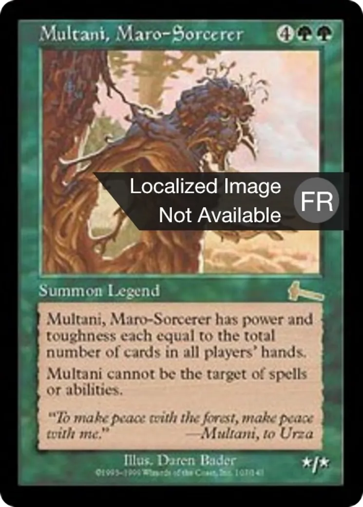 Multani, maro-sorcier — Urza's Legacy — Magic: The Gathering