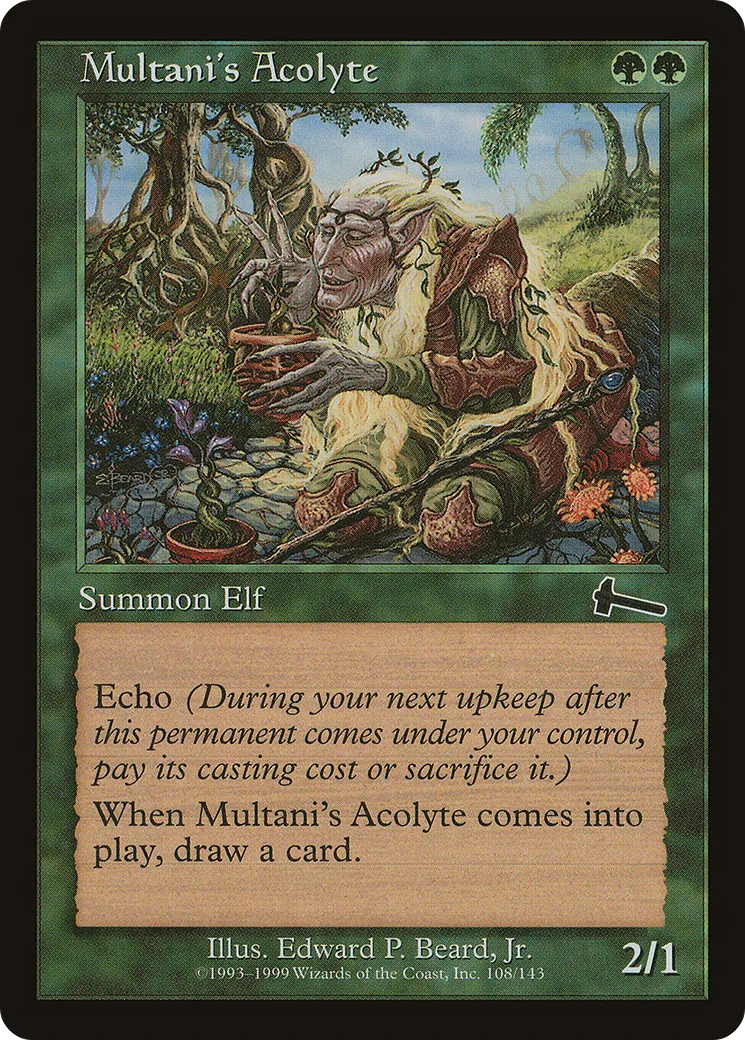 Multani's Acolyte — Urza's Legacy — Magic: The Gathering