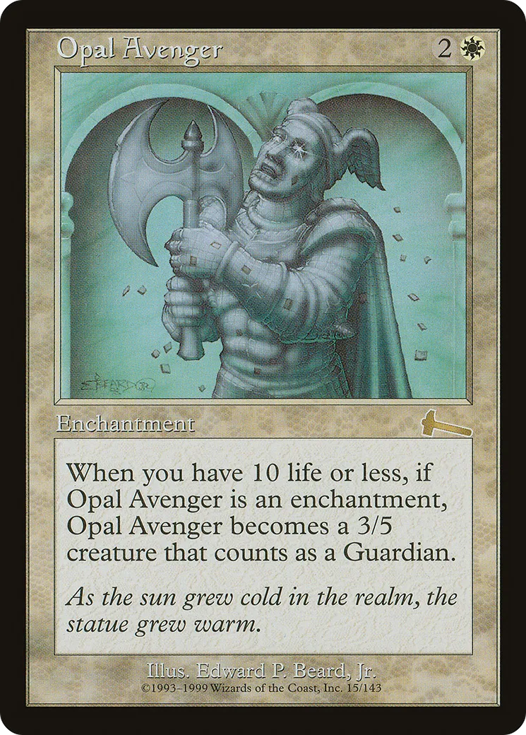 Opal Avenger — Urza's Legacy — Magic: The Gathering