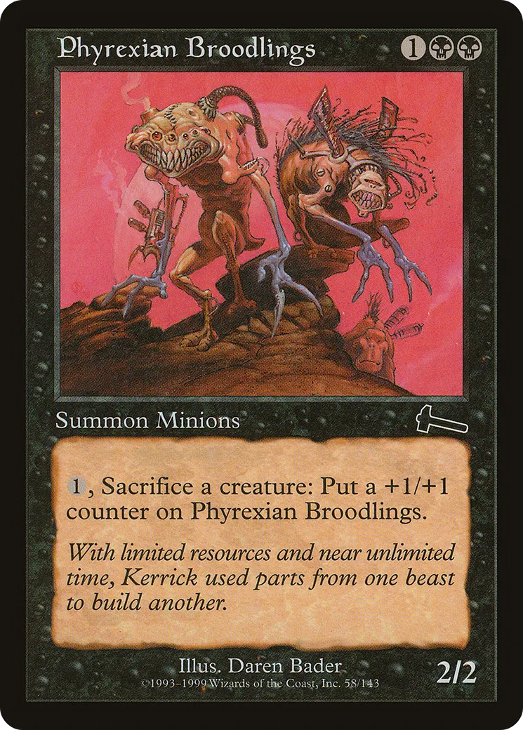 Engeangrages phyrexians — Urza's Legacy — Magic: The Gathering