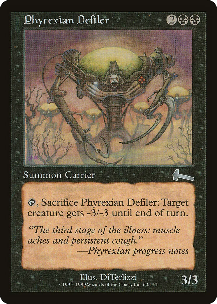 Phyrexian Defiler — Urza's Legacy — Magic: The Gathering