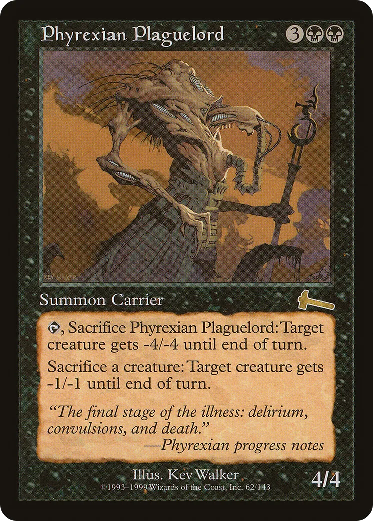 Phyrexian Plaguelord — Urza's Legacy — Magic: The Gathering