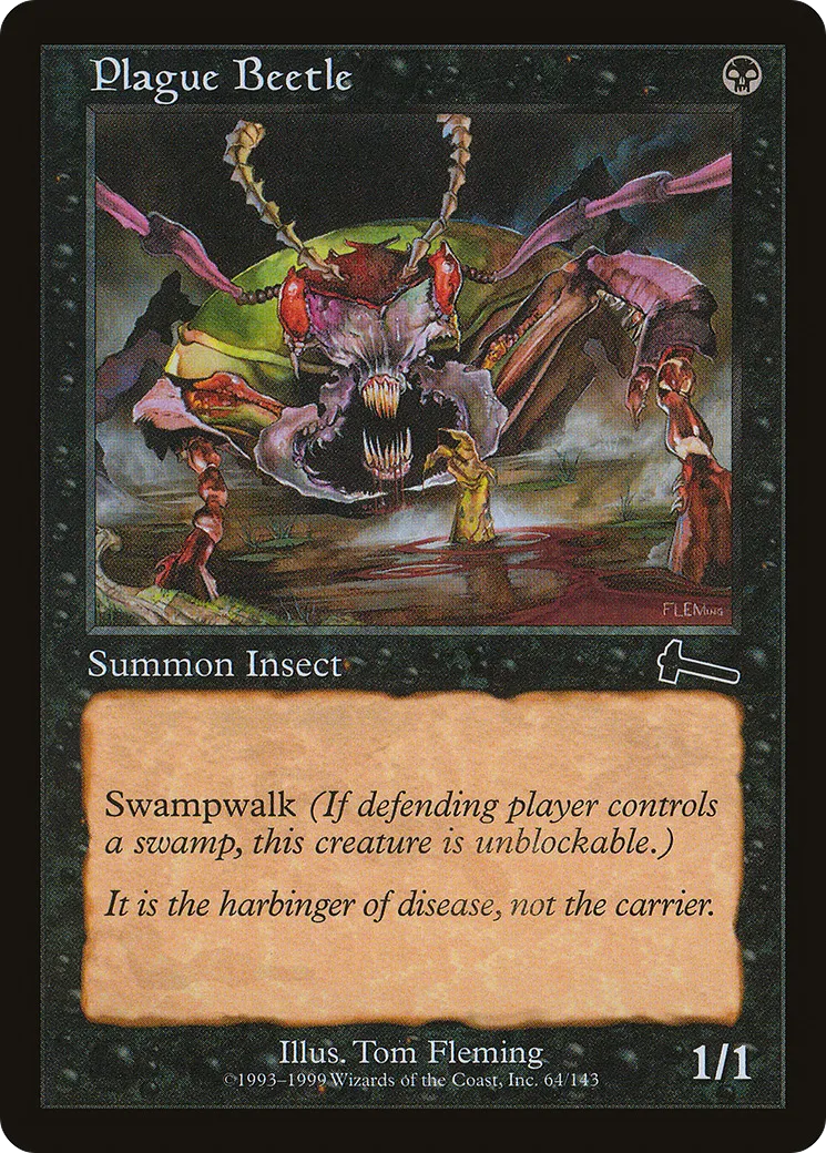 Plague Beetle — Urza's Legacy — Magic: The Gathering