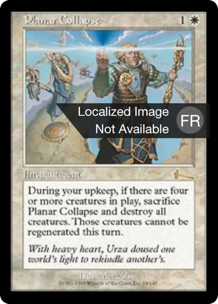 Effondrement planaire — Urza's Legacy — Magic: The Gathering