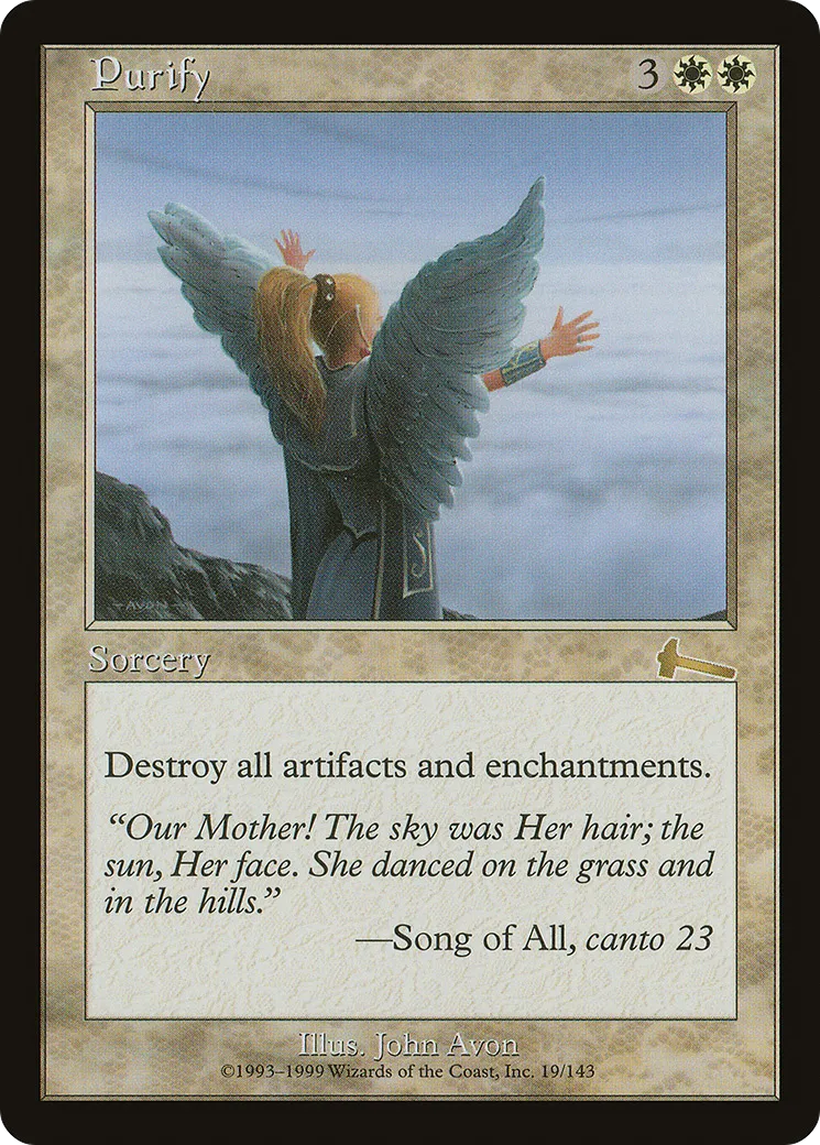 Purify from Urza's Legacy - Magic: The Gathering