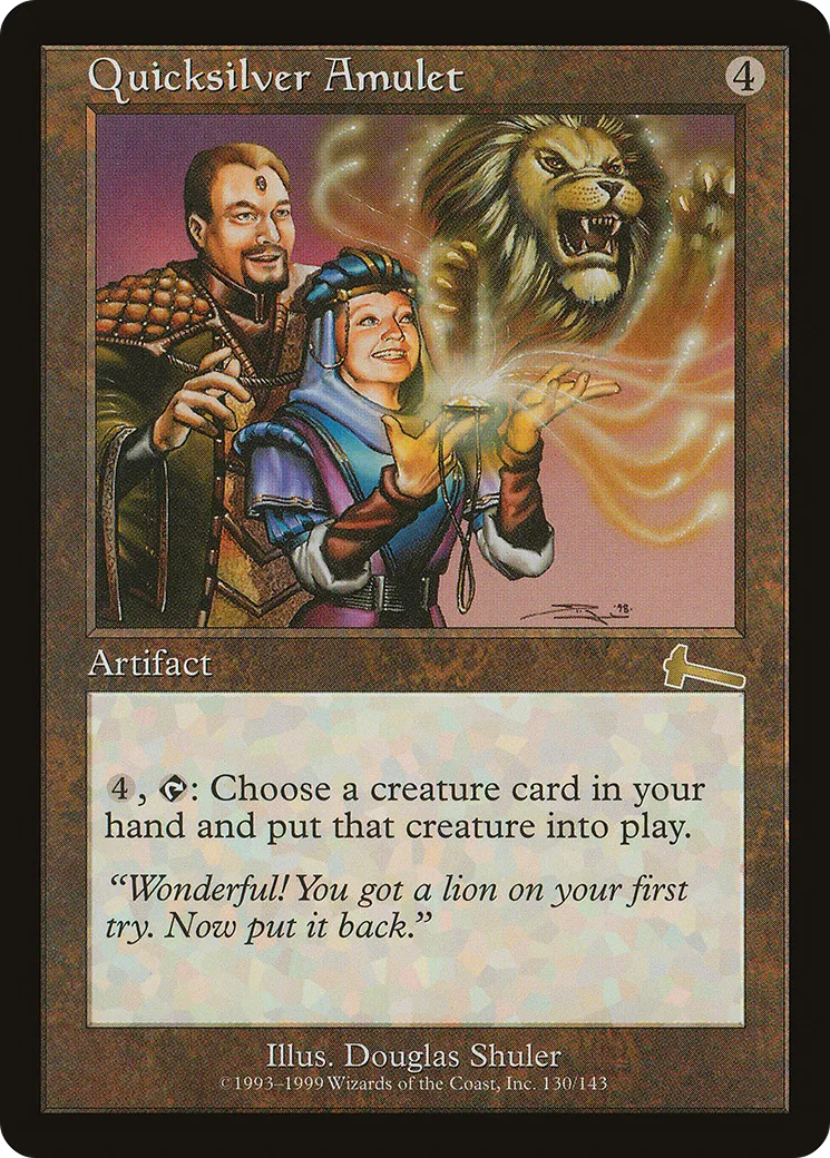 Amulette de vif-argent — Urza's Legacy — Magic: The Gathering