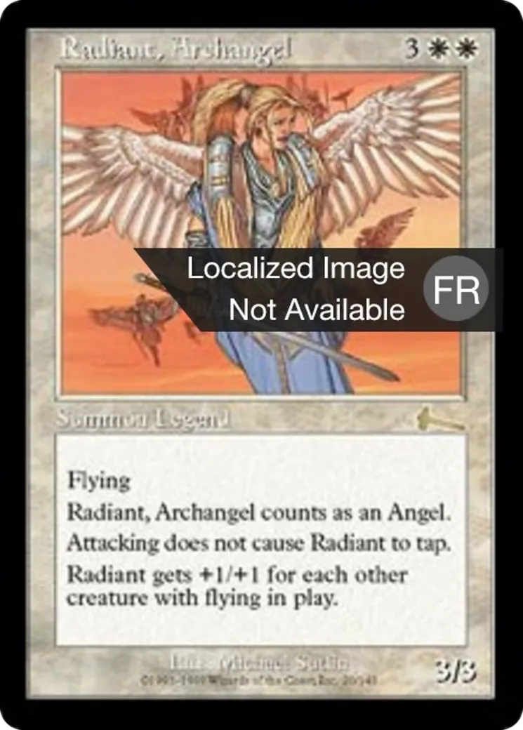 Radieuse, Archange — Urza's Legacy — Magic: The Gathering