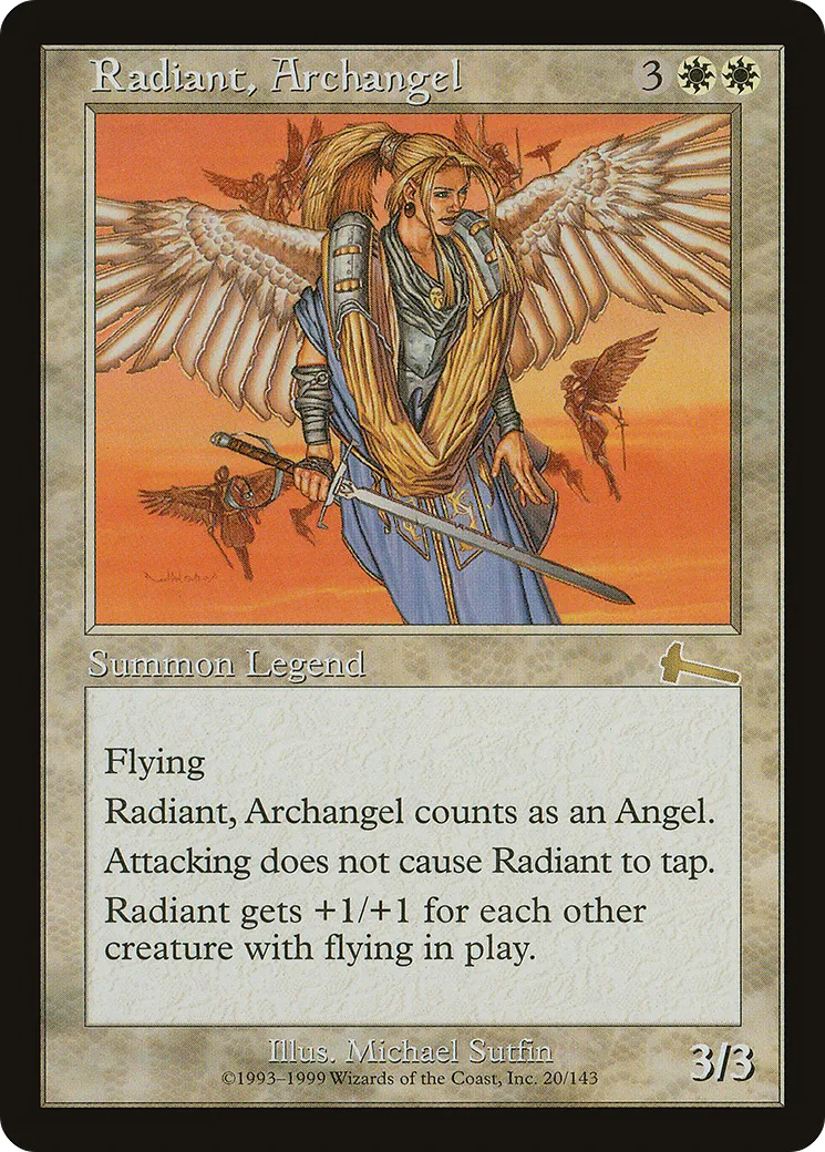 Radieuse, Archange — Urza's Legacy — Magic: The Gathering