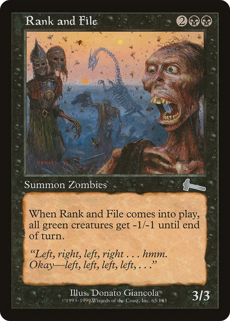 Troupes fétides — Urza's Legacy — Magic: The Gathering