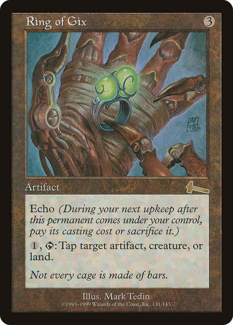 Ring of Gix from Urza's Legacy - Magic: The Gathering