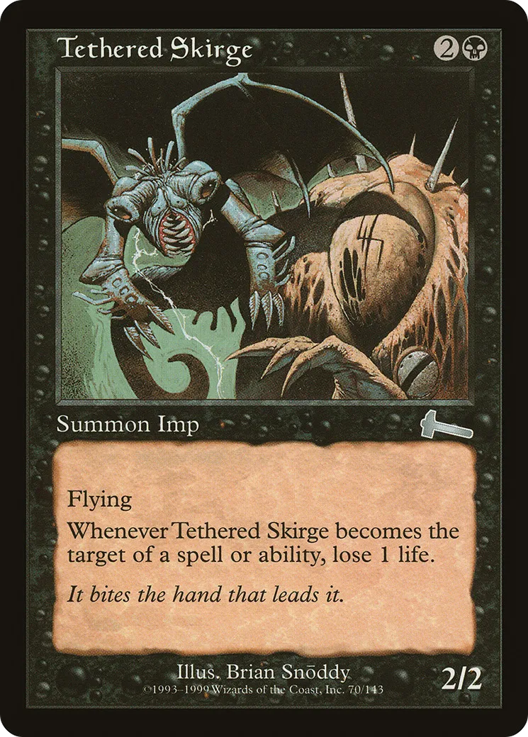 Tethered Skirge — Urza's Legacy — Magic: The Gathering