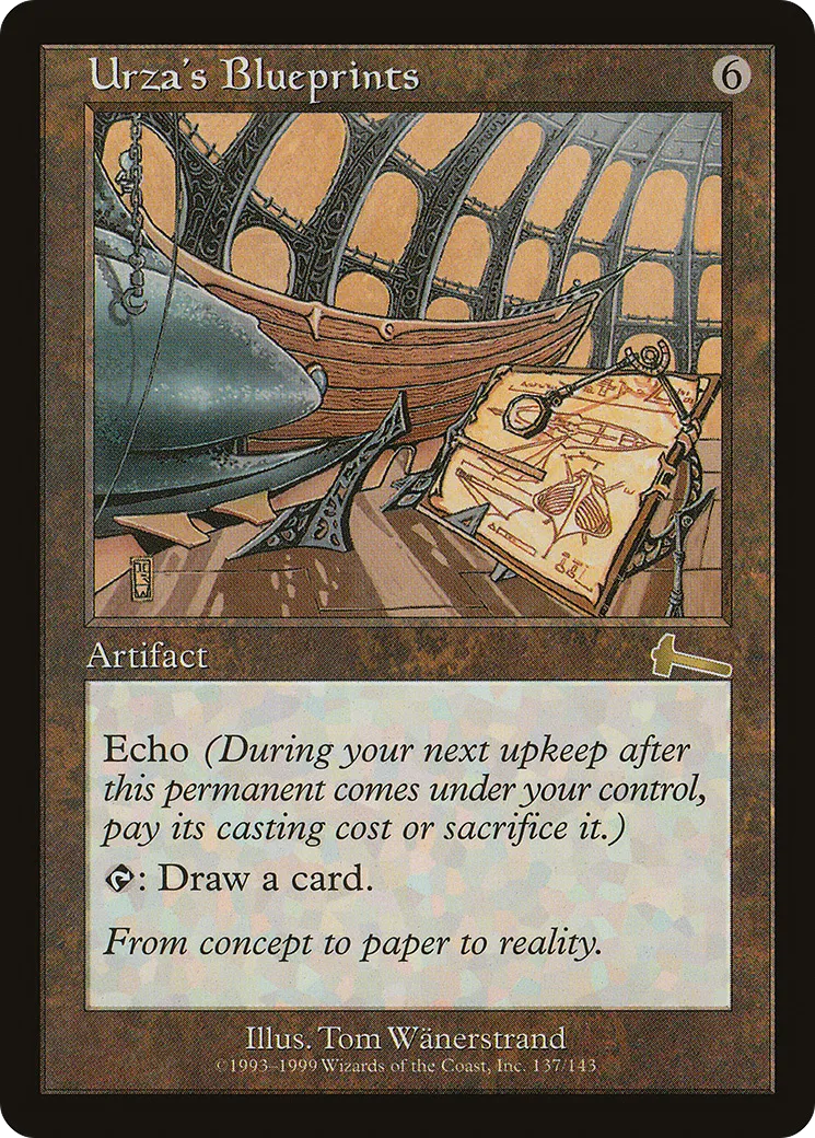 Urza's Blueprints — Urza's Legacy — Magic: The Gathering