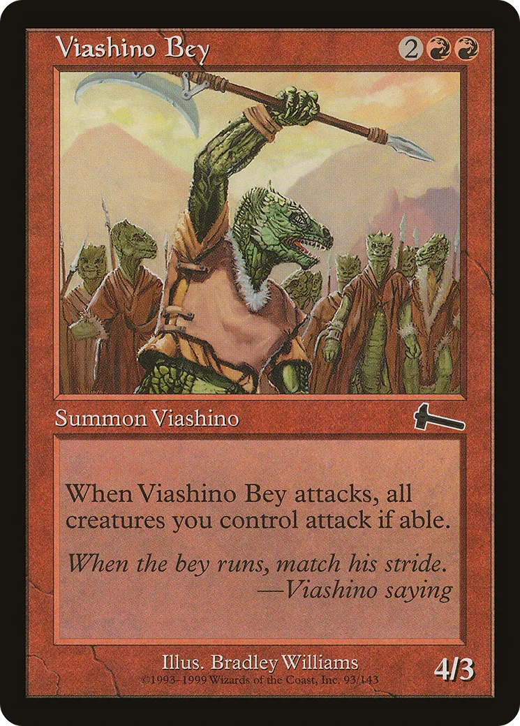 Viashino Bey — Urza's Legacy — Magic: The Gathering