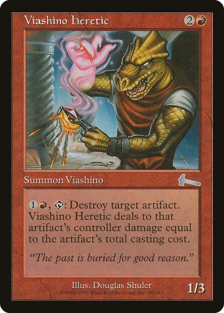 Hérétique viashino — Urza's Legacy — Magic: The Gathering