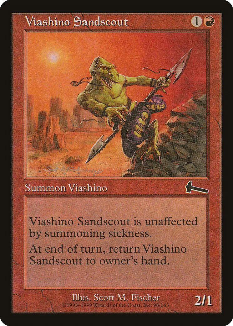 Viashino Sandscout — Urza's Legacy — Magic: The Gathering