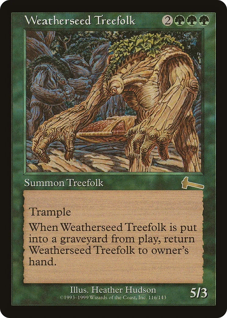 Weatherseed Treefolk — Urza's Legacy — Magic: The Gathering