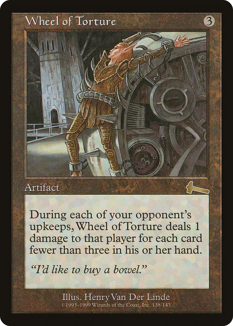 Wheel of Torture — Urza's Legacy — Magic: The Gathering